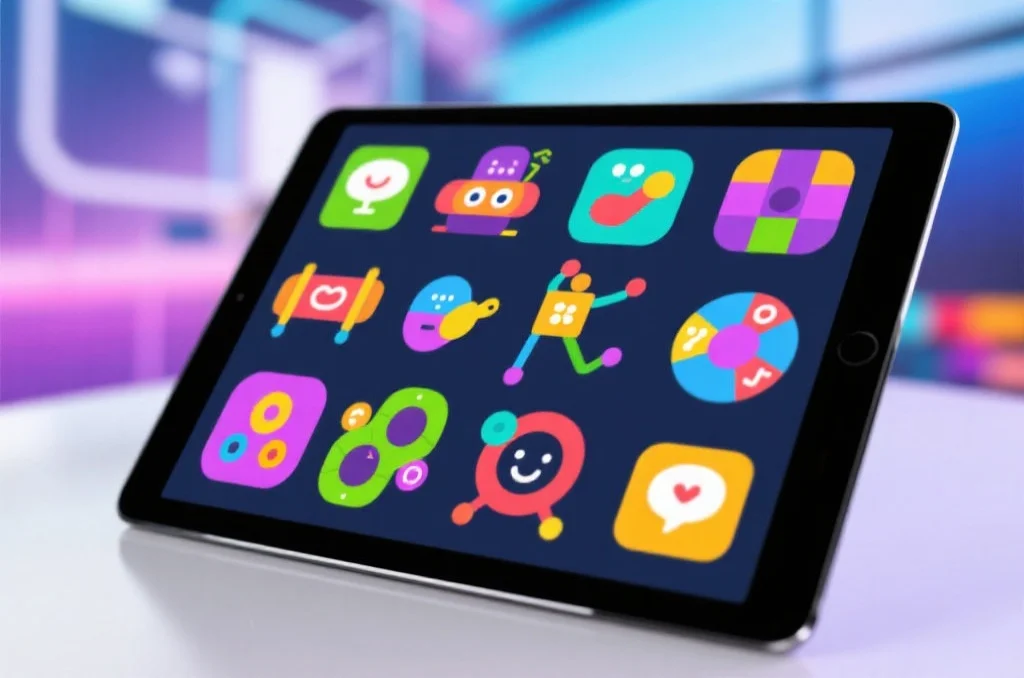 极悦娱乐应用中丰富多彩的休闲游戏和互动活动图标